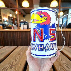 Littlearth RoadFlair Kansas Jayhawks Crystal Crossbody Bag Discontinued KU Purse